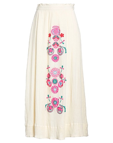 ANTIK BATIK Maxi Skirts Cream 100% Cotton