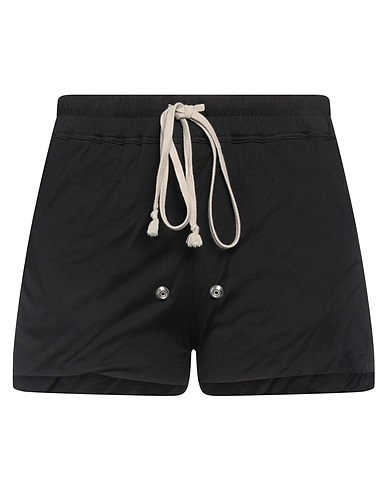 RICK OWENS Shorts & Bermuda Black 100% Cotton