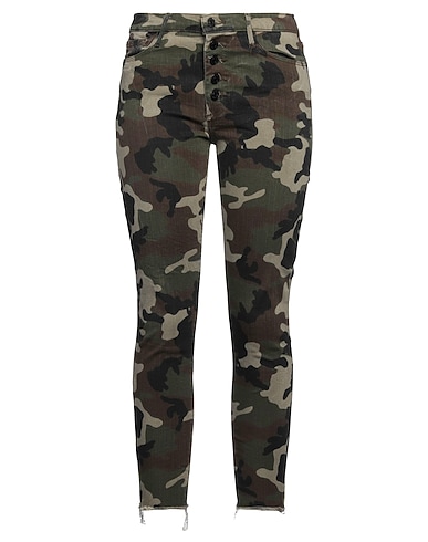 BLACK ORCHID Denim pants Military green 43% Viscose, 33% Cotton, 17% Lyocell, 5% Polyester, 2% Elastane