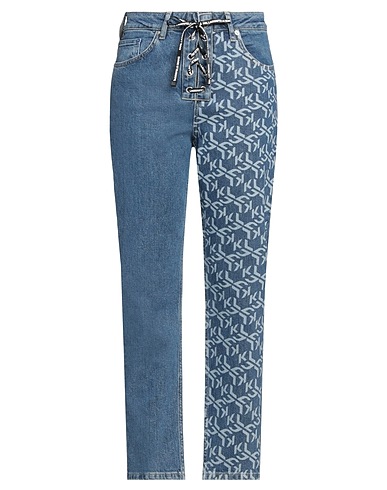 KARL LAGERFELD JEANS Pantaloni jeans Blu 99% Cotone organico, 1% Elastan