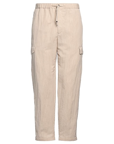 EMPORIO ARMANI Hosen Beige 64% Polyester, 28% Viskose, 8% Polyamid