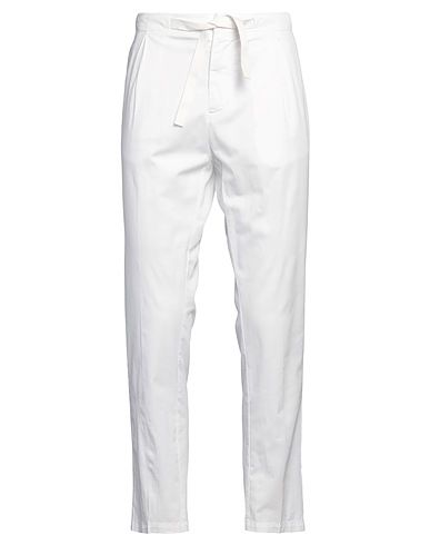 ENTRE AMIS Casual pants White 51% Cotton, 47% Lyocell, 2% Elastane
