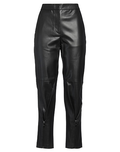 KARL LAGERFELD Casual trouser Black 100% Polyester, Polyurethane coated
