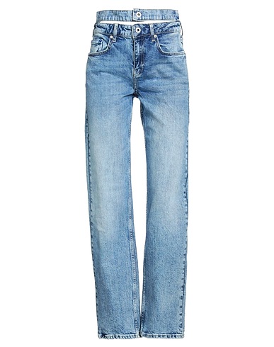 KARL LAGERFELD JEANS Straight leg BLU 79% Organic cotton, 20% Recycled cotton, 1% Elastane