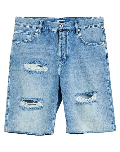 KARL LAGERFELD JEANS Shorts Blau 100% Organische Baumwolle