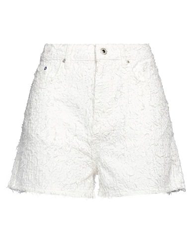KARL LAGERFELD JEANS Shorts & Bermuda White 100% Organic cotton