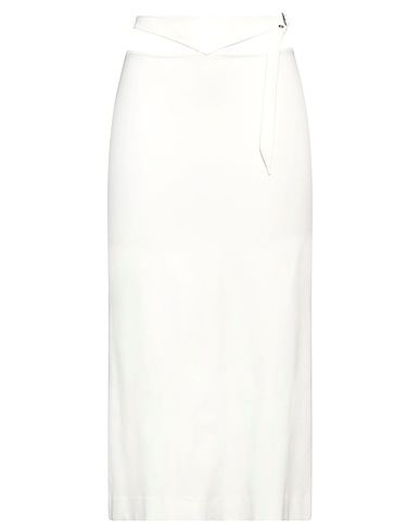 THE ATTICO Gonna midi Bianco 68% Rayon, 27% Poliammide, 5% Elastan