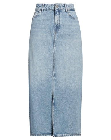 KARL LAGERFELD Denim skirt Blue 67% Cotton, 33% Lyocell