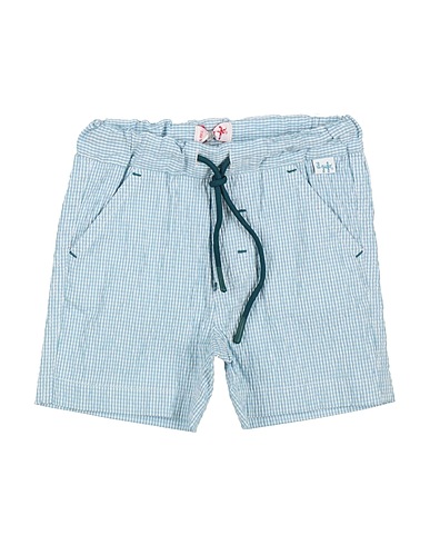 IL GUFO Shorts & Bermuda Sky blue 75% Cotton, 23% Polyamide, 2% Elastane