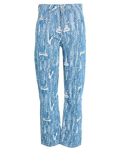 KARL LAGERFELD JEANS Denim trousers Blue 100% Organic cotton