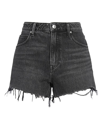 ALEXANDER WANG Denim shorts Black 100% Cotton