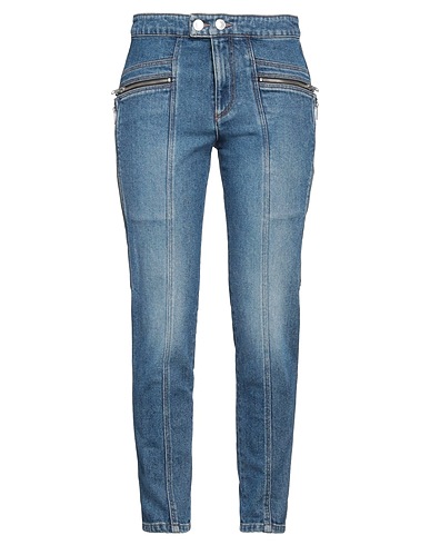 ISABEL MARANT Denim trousers Blue 98% Cotton, 2% Elastane