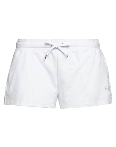 EA7 Shorts & Bermuda White 95% Cotton, 5% Elastane