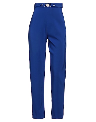 ALMA SANCHEZ Pantalone Blu china 89% Poliestere, 11% Elastan