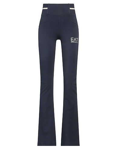 EA7 Leggings Navy blue 90% Cotton, 10% Elastane