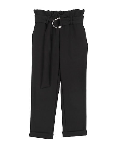 J'AIME’ Casual trouser Black 89% Polyester, 11% Elastane