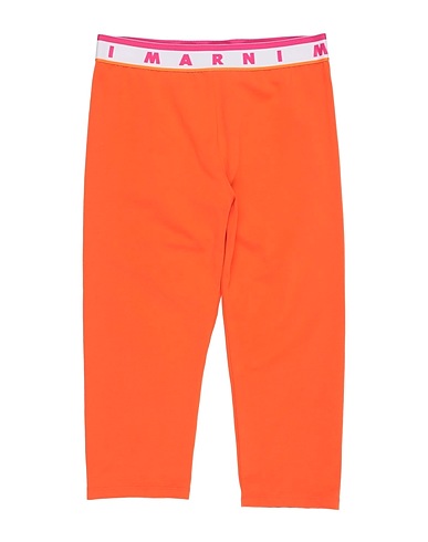 MARNI Leggings Arancione 90% Cotone, 10% Elastan, Poliestere