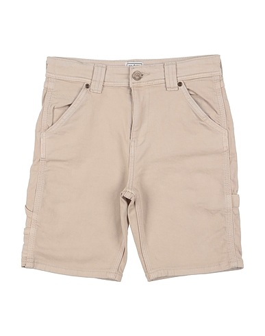 LEE Denim shorts Beige 98% Cotton, 2% Elastane