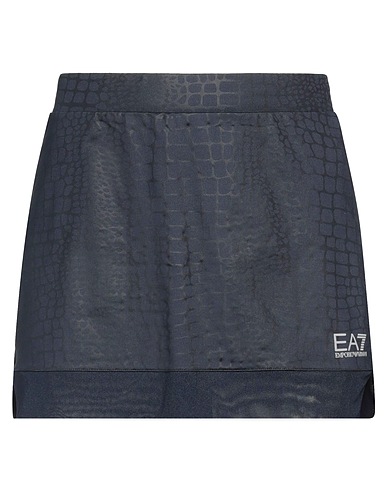 EA7 Mini skirt Navy 90% Polyester, 10% Elastane