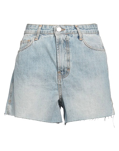 MOTEL Denim shorts Blue 99% Cotton, 1% Elastane