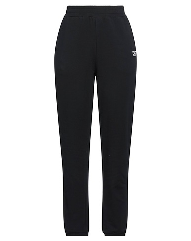 EA7 Casual pants Black 96% Cotton, 4% Elastane