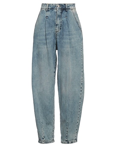 MOTEL Denim trousers Blue 100% Cotton