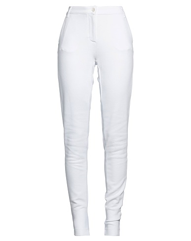 EA7 Casual trouser White 80% Cotton, 16% Polyester, 4% Elastane