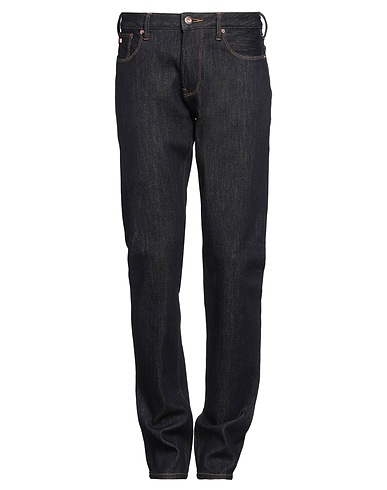 EMPORIO ARMANI Denim trousers Blue 63% Cotton, 27% Polyester, 9% Viscose, 1% Elastane