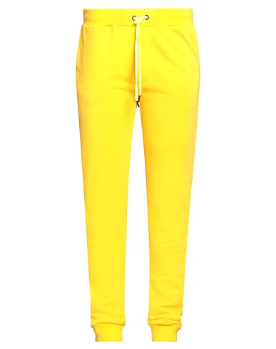 ICEBERG Casual trouser Yellow 90% Cotton, 10% Polyester