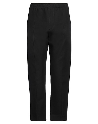 LANVIN Casual pants Black 61% Cotton, 39% Linen