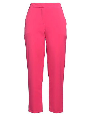 CARLA MONTANARINI Casual trouser Fuchsia 88% Polyester, 12% Elastane