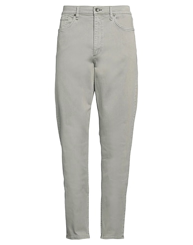 RAG & BONE Denim pants GRIGIO 91% Cotton, 8% Polyester, 1% Elastane