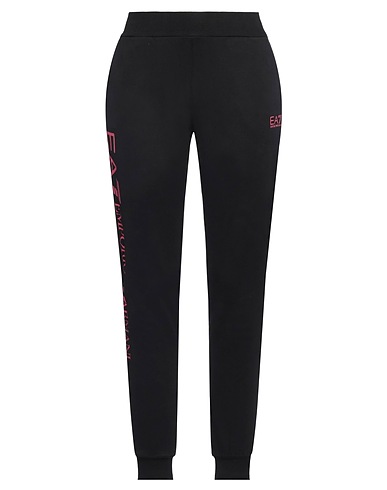 EA7 Casual trouser Black 95% Cotton, 5% Elastane