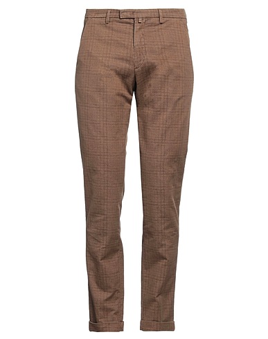BRIGLIA 1949 Hosen Hellbraun 63% Baumwolle, 35% Leinen, 2% Elastan