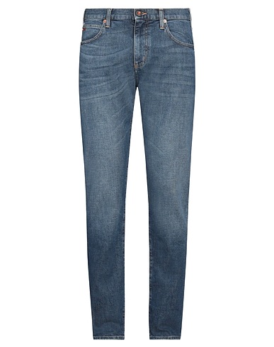 EMPORIO ARMANI Denim trousers Blue 90% Cotton, 8% Polyester, 2% Elastane