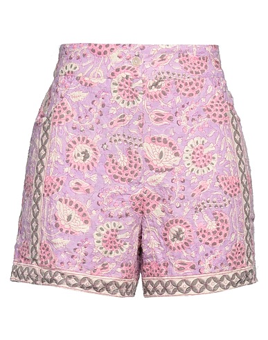 ANTIK BATIK Shorts & Bermuda Lilac 100% Cotton