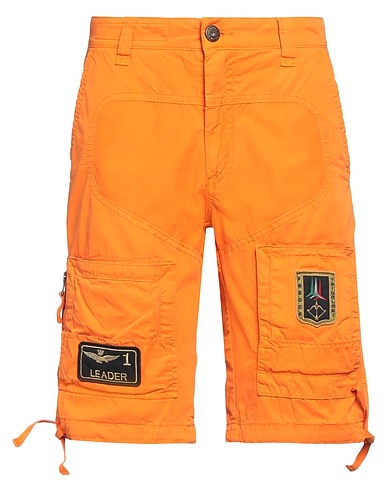 AERONAUTICA MILITARE Shorts & Bermuda Arancione 100% Cotone