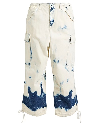 DIOR Denim pants Ivory 100% Cotton