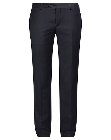 EMPORIO ARMANI Casual trouser Midnight blue 100% Virgin Wool