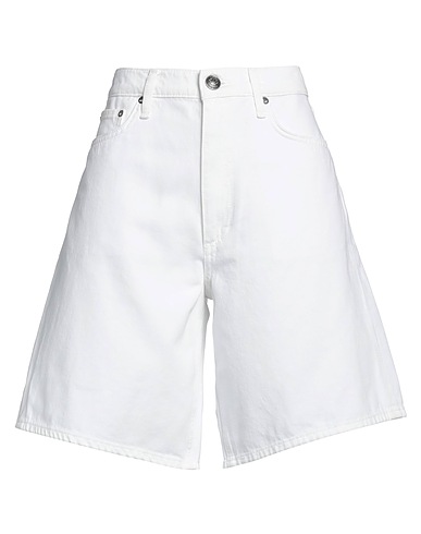 RAG & BONE Shorts vaqueros Blanco 100% Algodón