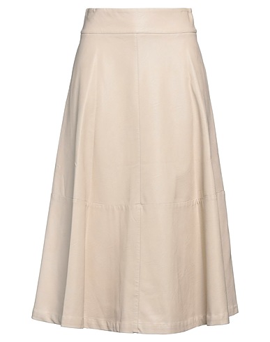 ALESSIA SANTI Midi-Rock Beige 100% Viskose