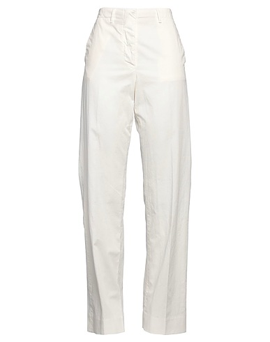 GRIFONI Casual trouser Off white 100% Cotton
