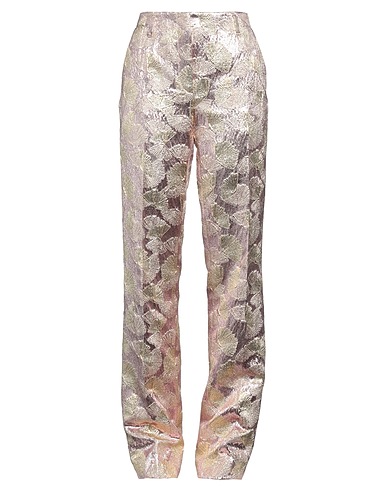 DRIES VAN NOTEN Casual trouser Pink 50% Wool, 20% Polyamide, 19% Silk, 11% Polyester