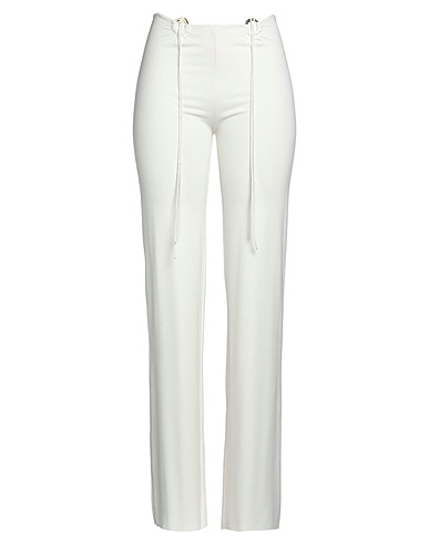 MANURÍ Pantalone Bianco 96% Viscosa, 4% Elastan