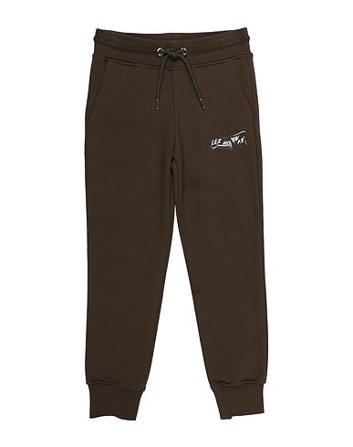 LES HOMMES Casual pants Military green 100% Cotton