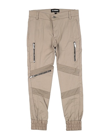 LES HOMMES Casual trouser Grey 98% Cotton, 2% Elastane
