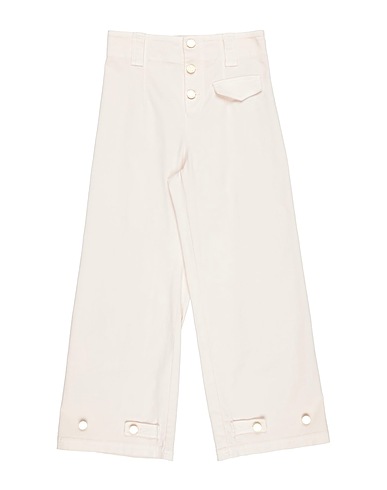 ELISABETTA FRANCHI Casual trouser Ivory 97% Cotton, 3% Elastane