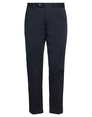 MESSAGERIE Casual trouser Midnight blue 97% Cotton, 3% Elastane