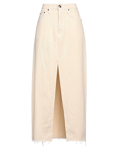 RAG & BONE Denim skirt Ivory 100% Cotton