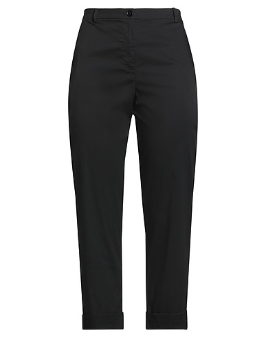 PATRIZIA PEPE Casual trouser Black 79% Cotton, 18% Polyamide, 3% Elastane